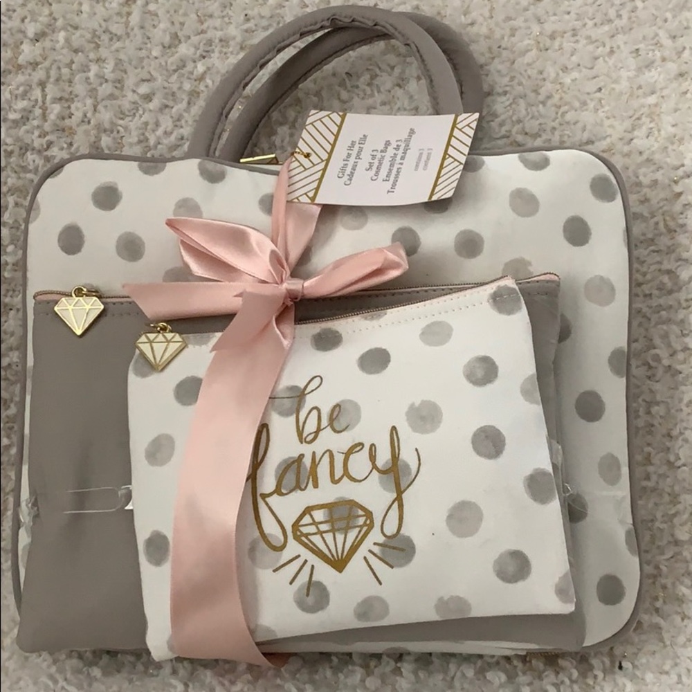 Cosmetic bag - set of 3